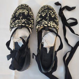 PINKO Raffia Espadrilles